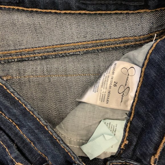 EUC Jessica Simpson Dark Wash Sunshine Boot Jeans - Picture 9 of 9